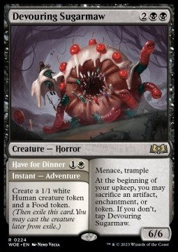 Devouring Sugarmaw // Have for Dinner WOE-224 Rare Excellent Englisch