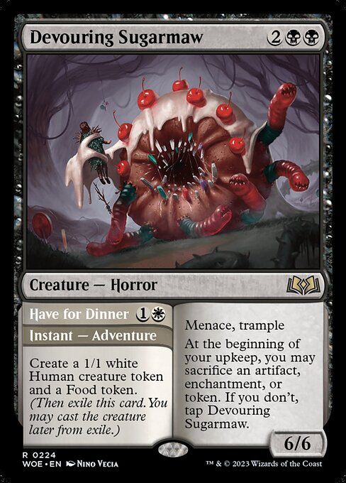 Devouring Sugarmaw // Have for Dinner WOE-224 Rare Near Mint Englisch