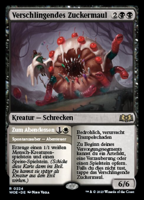 Devouring Sugarmaw // Zum Abendessen WOE-224 Rare Near Mint Deutsch Foil