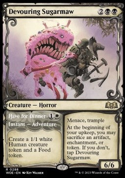 Devouring Sugarmaw // Zum Abendessen XWOE-288 Rare Excellent Deutsch Foil