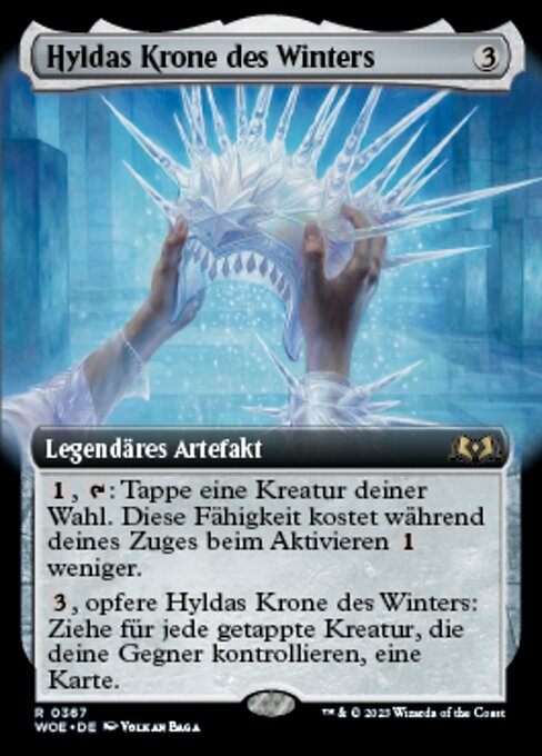 Hyldas Krone des Winters XWOE-367 Rare Near Mint Deutsch Foil