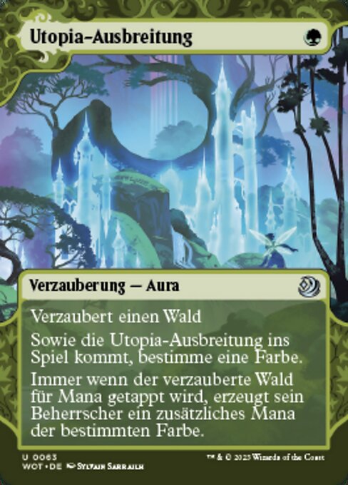 Utopia-Ausbreitung WOT-63 Uncommon Near Mint Deutsch Foil