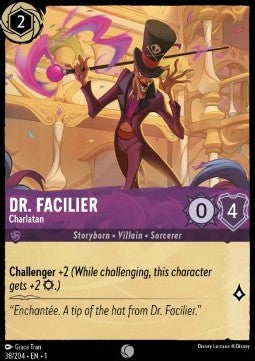 Dr. Facilier - Scharlatan 1TFC-38 Common Near Mint Deutsch Foil