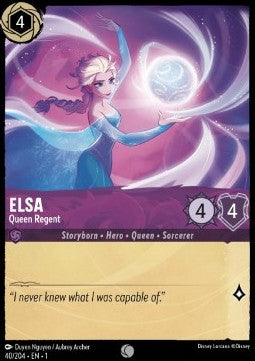Elsa - Amtierende Königin 1TFC-40 Common Boosterfrisch Deutsch Foil