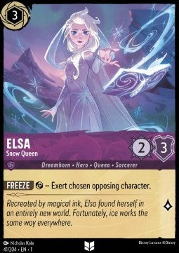 Elsa - Eiskönigin 1TFC-41 Uncommon Boosterfrisch Deutsch