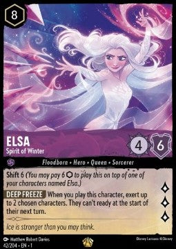 Elsa - Magie des Winters (V.1) 1TFC-42 Legendary EX Deutsch