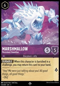 Marshmallow - Hartnäckiger Hüter 1TFC-50 Super Rare Boosterfrisch Deutsch Foil