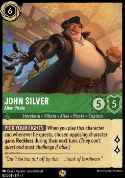John Silver - Außerirdischer Pirat 1TFC-82 Legendary Excellent Englisch