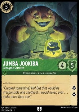Jamba Jookiba - Abtrünniger Wissenschaftler 1TFC-83 Uncommon Boosterfrisch Deutsch Foil