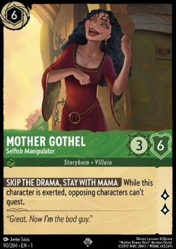 Mutter Gothel - Selbstsüchtige Strippenzieherin 1TFC-90 Super Rare Near Mint Deutsch Foil
