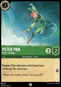 Peter Pan - Landet nimmer 1TFC-91 Common Boosterfrisch Deutsch
