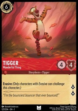 Tigger - Superste Sache 1TFC-127 Uncommon Boosterfrisch Deutsch Foil