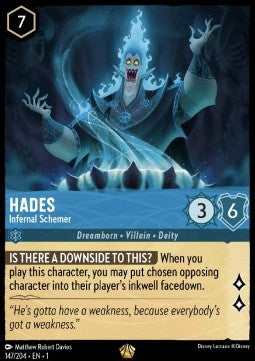 Hades - Höllischer Intrigant 1TFC-147 Legendary Near Mint Deutsch