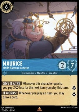 Maurice - Weltberühmter Erfinder 1TFC-152 Rare Excellent Englisch Foil