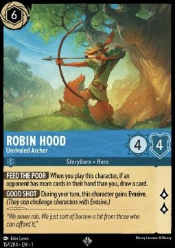 Robin Hood - Unübertroffener Bogenschütze 1TFC-157 Super Rare Excellent Englisch Foil