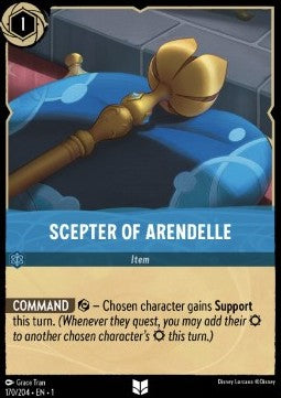 Zepter Von Arendelle 1TFC-170 Uncommon Boosterfrisch Deutsch