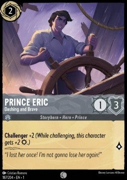 Prinz Eric - Elegant und kühn 1TFC-187 Common Boosterfrisch Deutsch Foil