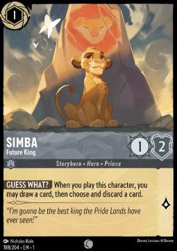Simba - Zukünftiger König 1TFC-188 Common Boosterfrisch Deutsch