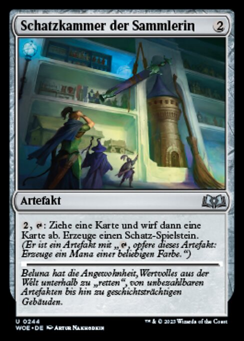 Schatzkammer der Sammlerin WOE-244 Uncommon Near Mint Deutsch