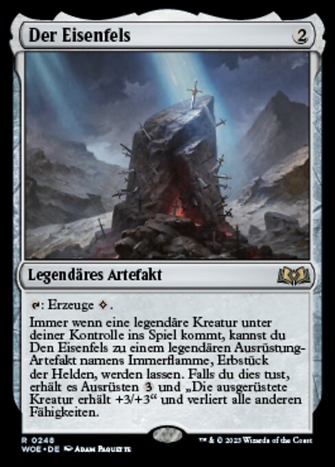 Der Eisenfels WOE-248 Rare Near Mint Deutsch