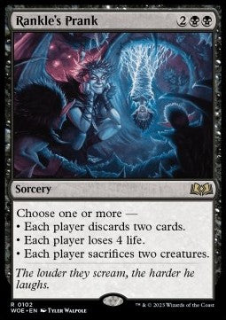 Rankle's Prank WOE-102 Rare Near Mint Englisch Foil