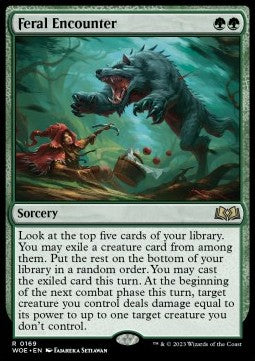 Feral Encounter WOE-169 Rare Near Mint Englisch