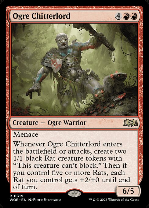 Ogre Chitterlord (V.1) XWOE-319 Rare Near Mint Englisch