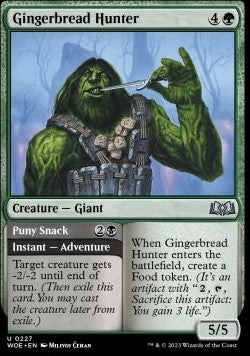 Gingerbread Hunter // Puny Snack WOE-227 Uncommon Near Mint Englisch Foil