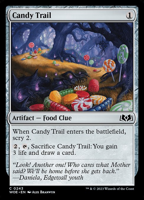 Candy Trail WOE-243 Common Near Mint Englisch Foil