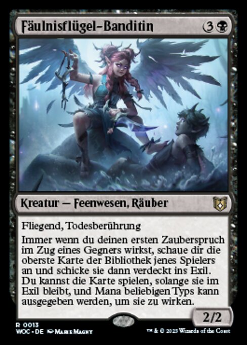 Fäulnisflügel-Banditin WOC-13 Rare Near Mint Deutsch