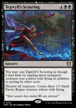 Tegwylls Säuberung WOC-16 Rare Near Mint Deutsch