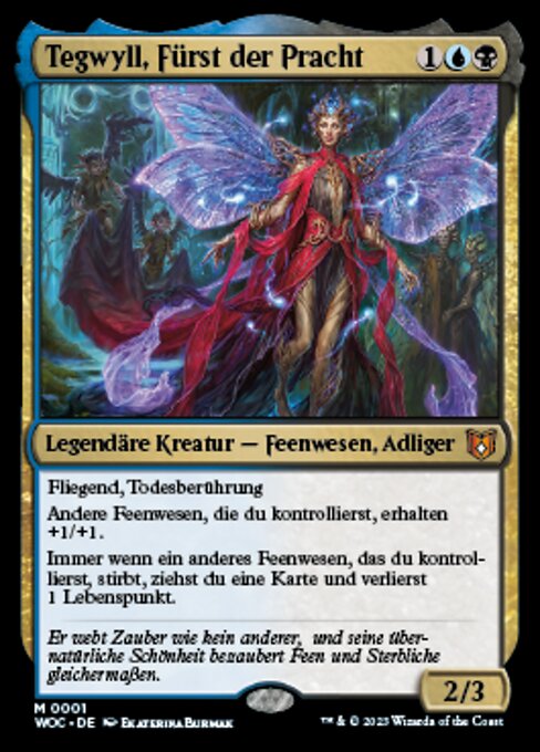 Tegwyll, Fürst der Pracht WOC-1 Mythic Excellent Deutsch Foil