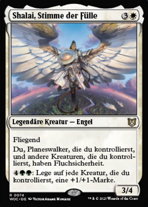 Shalai, Stimme der Fülle WOC-74 Rare Near Mint Deutsch