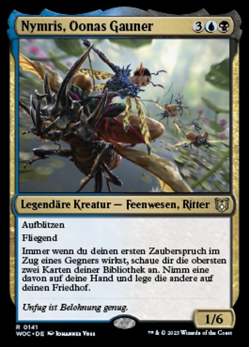 Nymris, Oonas Gauner WOC-141 Rare Near Mint Deutsch