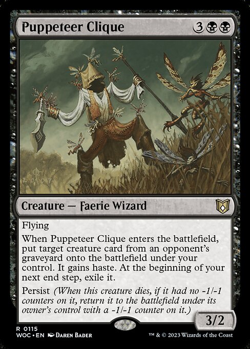 Puppenspieler-Clique WOC-115 Rare Near Mint Englisch
