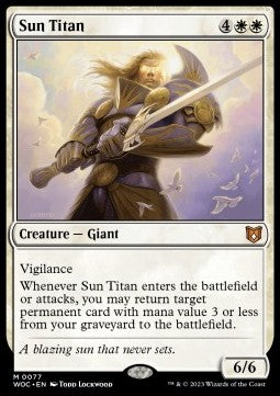 Sonnen-Titan WOC-77 Mythic Excellent Englisch