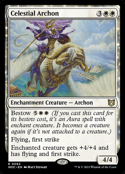 Celestial Archon WOC-63 Rare Near Mint Englisch