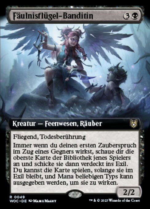 Fäulnisflügel-Banditin XWOC-49 Rare Near Mint Deutsch