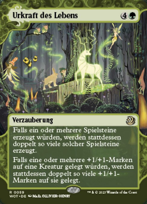 Urkraft des Lebens WOT-59 Rare Excellent Deutsch Foil