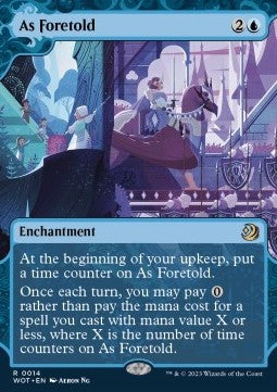 As Foretold WOT-14 Rare Near Mint Englisch Foil