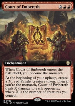 Court of Embereth XWOC-32 Rare Near Mint Englisch Foil