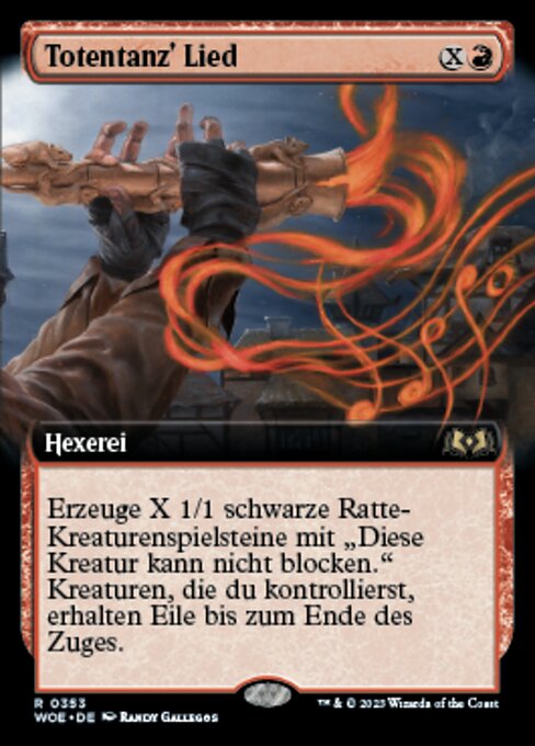 Song of Totentanz XWOE-353 Rare Excellent Deutsch