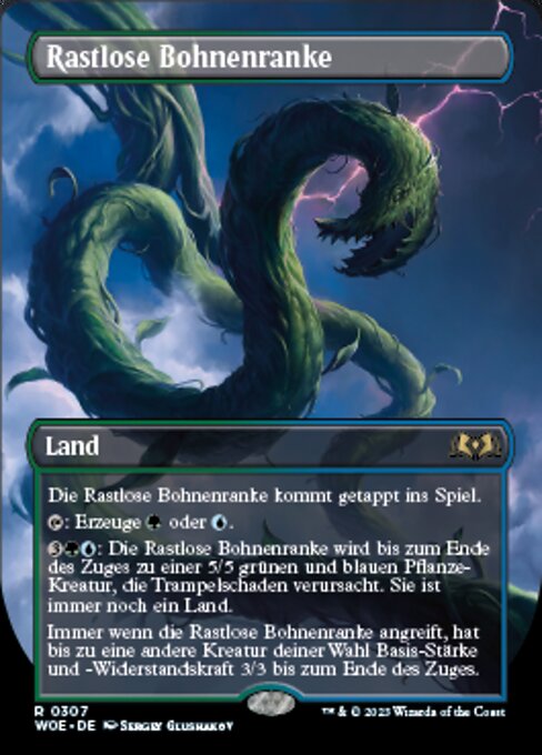 Rastlose Bohnenranke XWOE-307 Rare Near Mint Deutsch