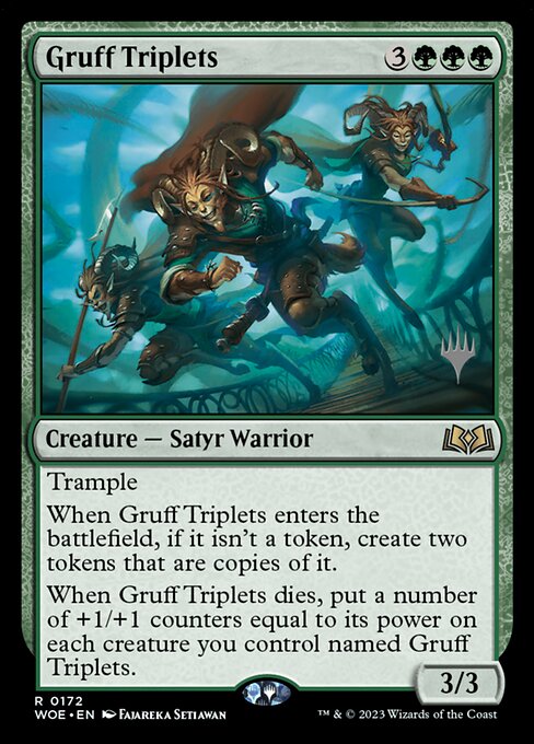 Gruff Triplets PWOE-172 Rare Near Mint Englisch