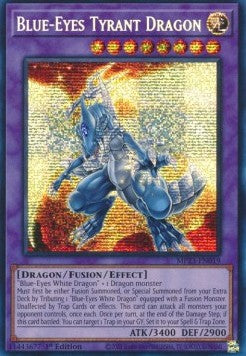 Blauäugiger Drachentyrann MP23-019 Secret Rare Excellent Deutsch 1. Auflage