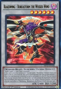 Schwarzflügel - Boreastorm der boshafte Wind MP23-188 Ultra Rare Excellent Deutsch 1. Auflage