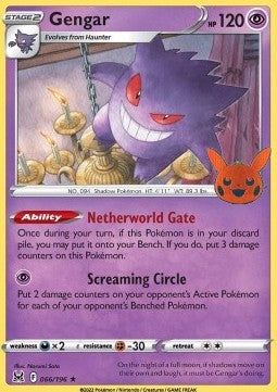 Gengar BOO23-LOR 066 Promo Excellent Englisch