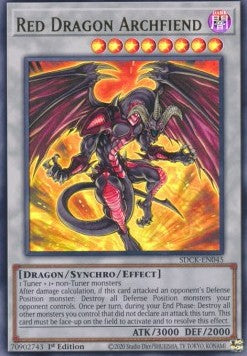 Rotdrachen-Erzunterweltler SDCK-045 Ultra Rare Near Mint Deutsch 1. Auflage