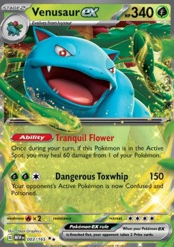 Venusaur ex MEW-003 Double Rare Near Mint Englisch