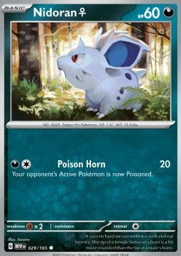 Nidoran MEW-029 Common Excellent Deutsch